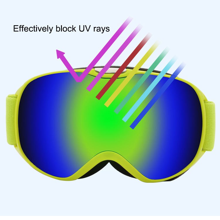 Junior ski goggles for kids spherical doublelayer antifog MPM Goggles