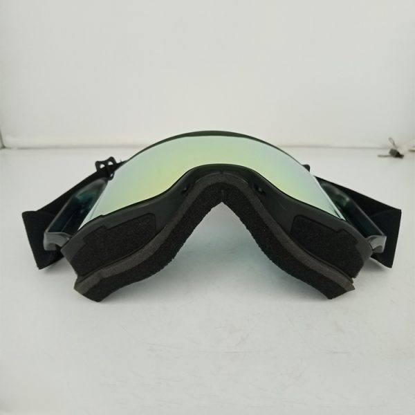 Custom anti fog scratch UV400 OTG snow ski goggles