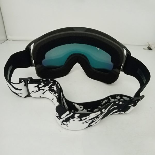 Custom anti fog scratch UV400 OTG snow ski goggles