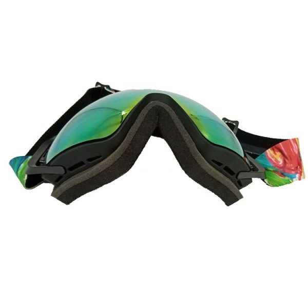 Custom anti fog removable lens otg ski goggles