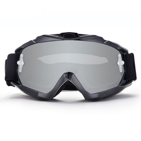 Black dirt bike goggles windproof anti fog anti Anti Scratch
