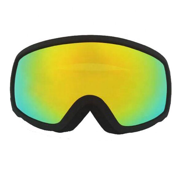 Ski goggles that fit over glasses anti-fog double layer spherical