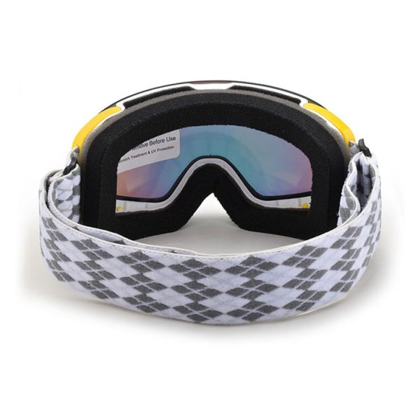 Child ski goggles anti fog UV400 windproof magnetic lens