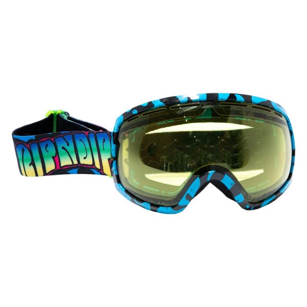 Psychedelic ski goggles water transfer frame strap custom