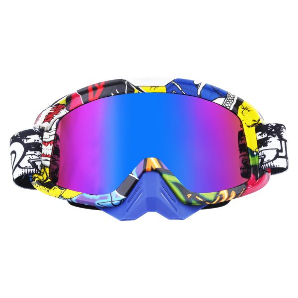 Polarized atv goggles with mask