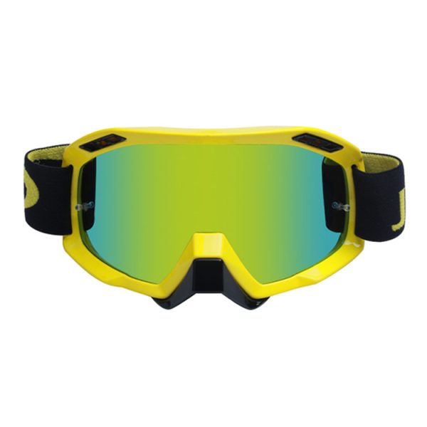 ATV riding goggles over glasses