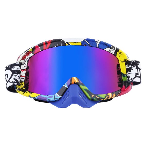 Polarized atv goggles with mask