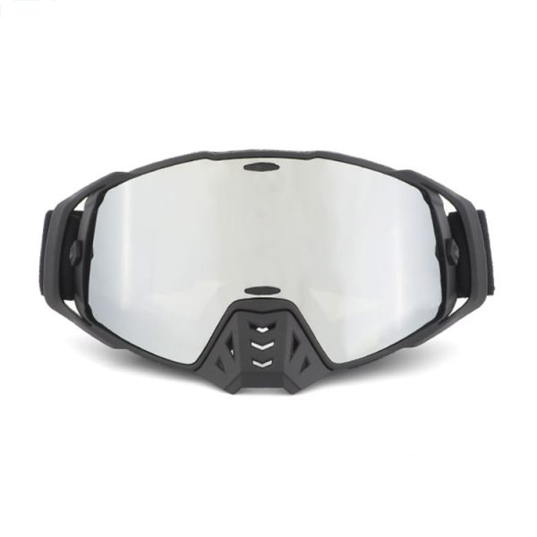 Anti fog mx goggles support switch lens with nose guard - Image 3