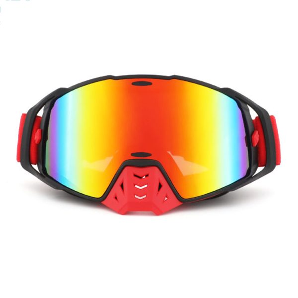 Anti fog mx goggles support switch lens tear off custom