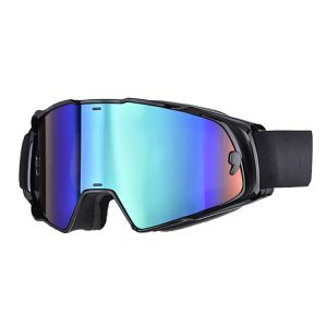 Dirt bike goggles black double frame motocross google