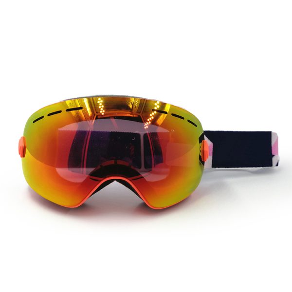 Ski goggles custom strap logo snowboard snow glasses