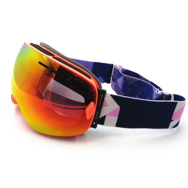 Ski goggles custom strap logo snowboard snow glasses