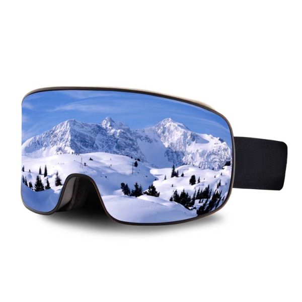 Mirror coating ski goggles OTG design UV protection