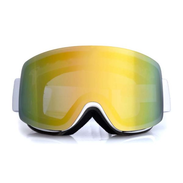 Frameless Mirror Ski Goggles Anti Slip Silicone Strap Mpmgoggles 4675