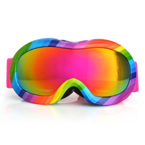 Junior snow goggles stylish water transfer printing frame