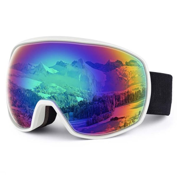 Snowboard ski goggles spherical dual lenses anti fog