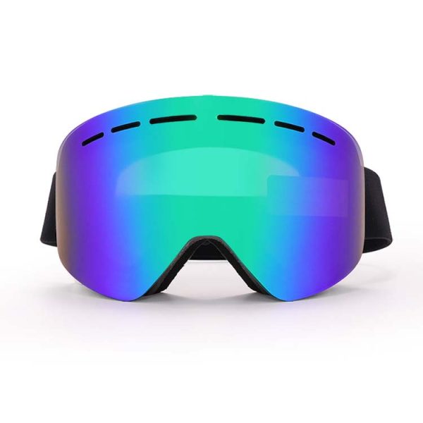 Snowboard magnetic goggles adjustable strap custom logo
