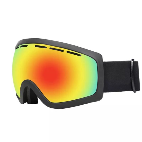 Custom adult spherical ski snowboarding goggles