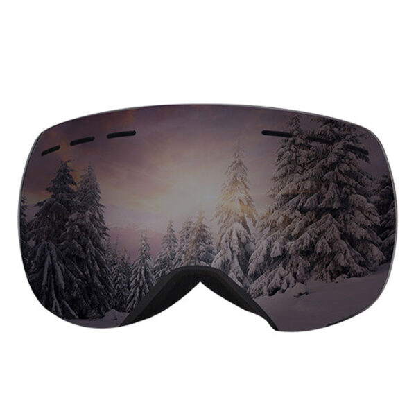 Adult ski goggles OTG design spherical lens - Image 3