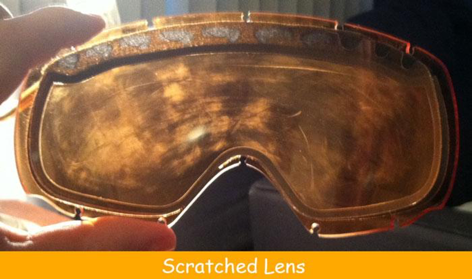 Scratches on MX Goggles Lens