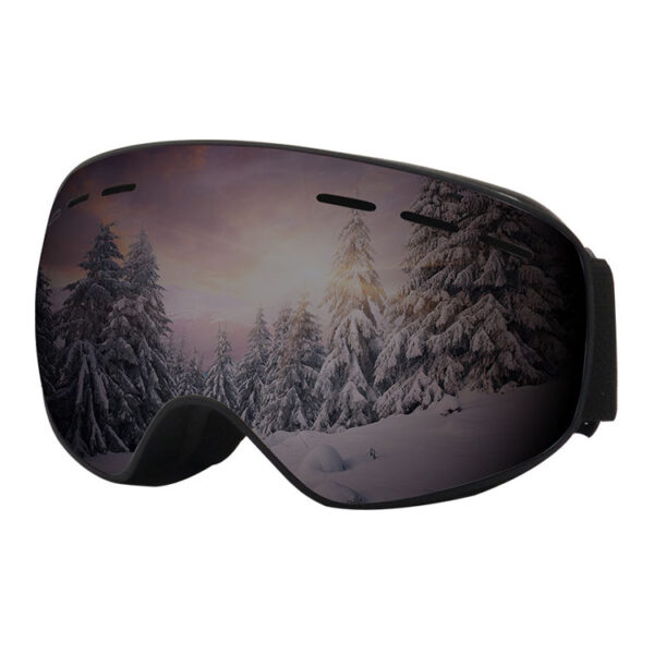 Spherical snow goggles mirrored anti uv - Image 3