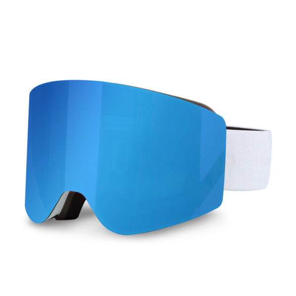 Snow ski goggles large cylindrical magnetic lens - Image 3