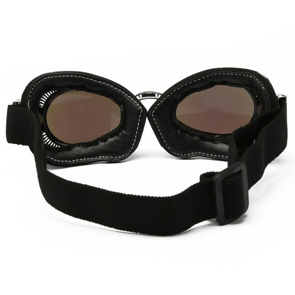 Vintage aviator motorcycle goggles Harley glasses - Image 4