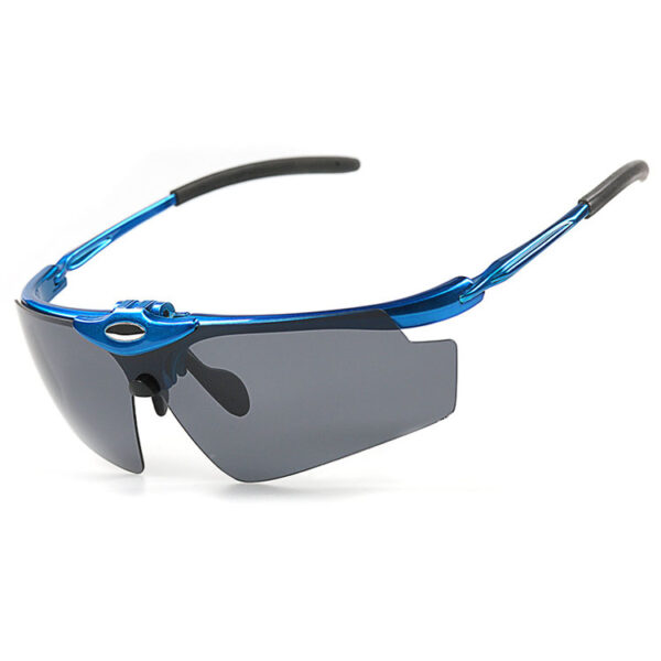 Prescription photochromic cycling glasses flip up sunglasses