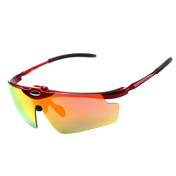 Prescription photochromic cycling glasses flip up sunglasses - Image 2