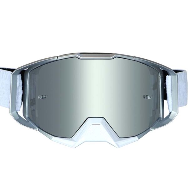 Reflective motocross goggles with tear off Factory customization