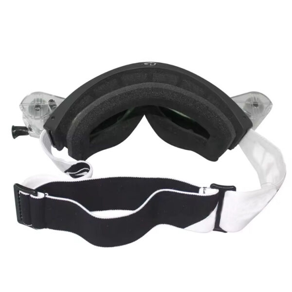 Prescription motorcycle goggles off road ATV goggles with roll off system