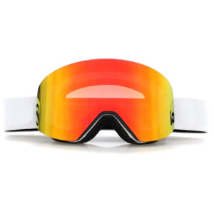 Wide view ski goggles OTG magnetic cylindrical lens customizable