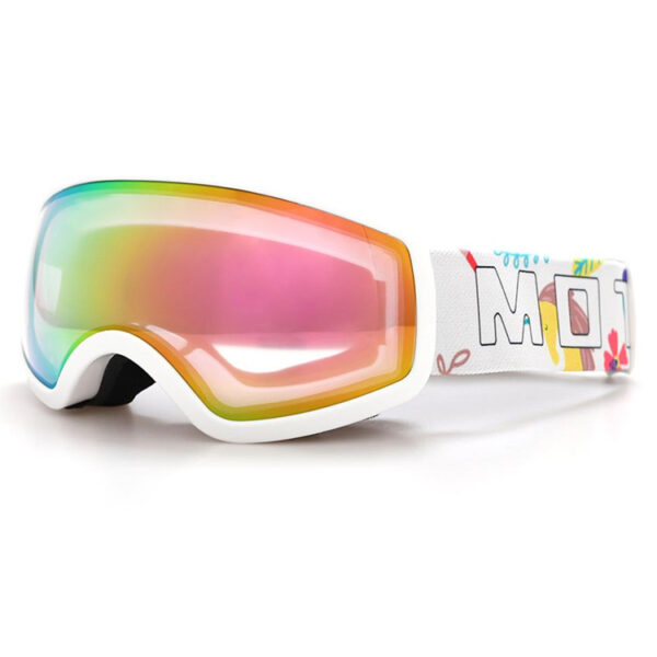 Good snow goggles for kids factory customizable Logo